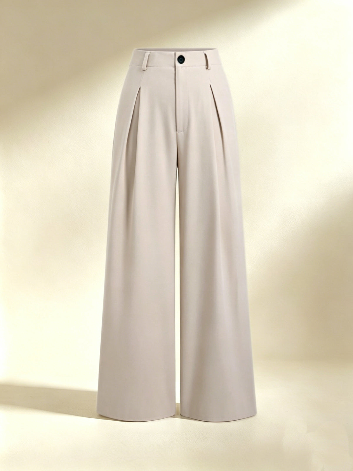 Berit | Pleated Wide-Leg High-Waist Trousers for Women