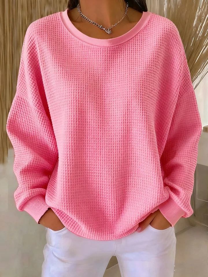 Nova | Women's Classic Sweater Crew Neck Pullover - Everyday Style