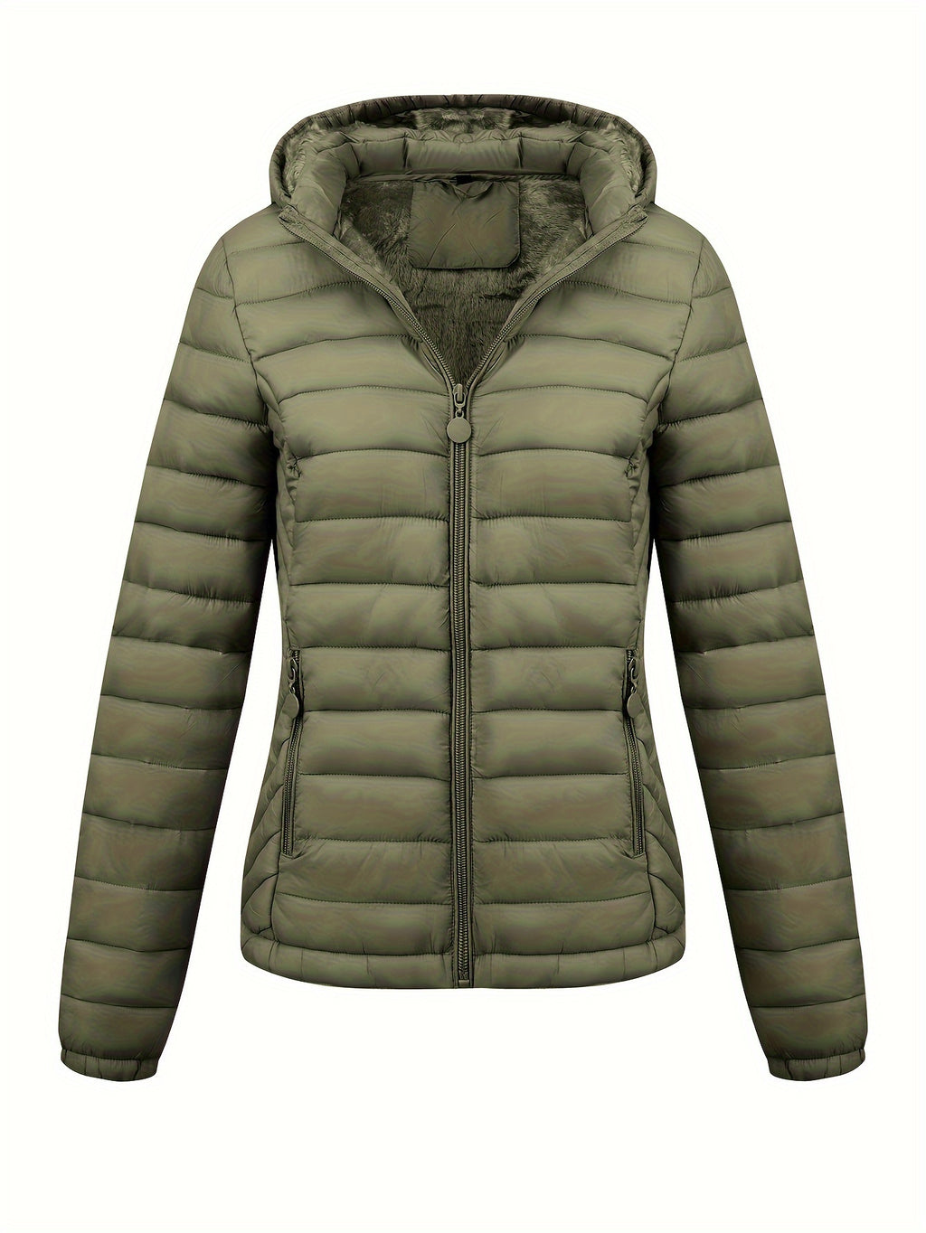 Arianne | Quilted Hooded Puffer Jacket with Pockets for Women