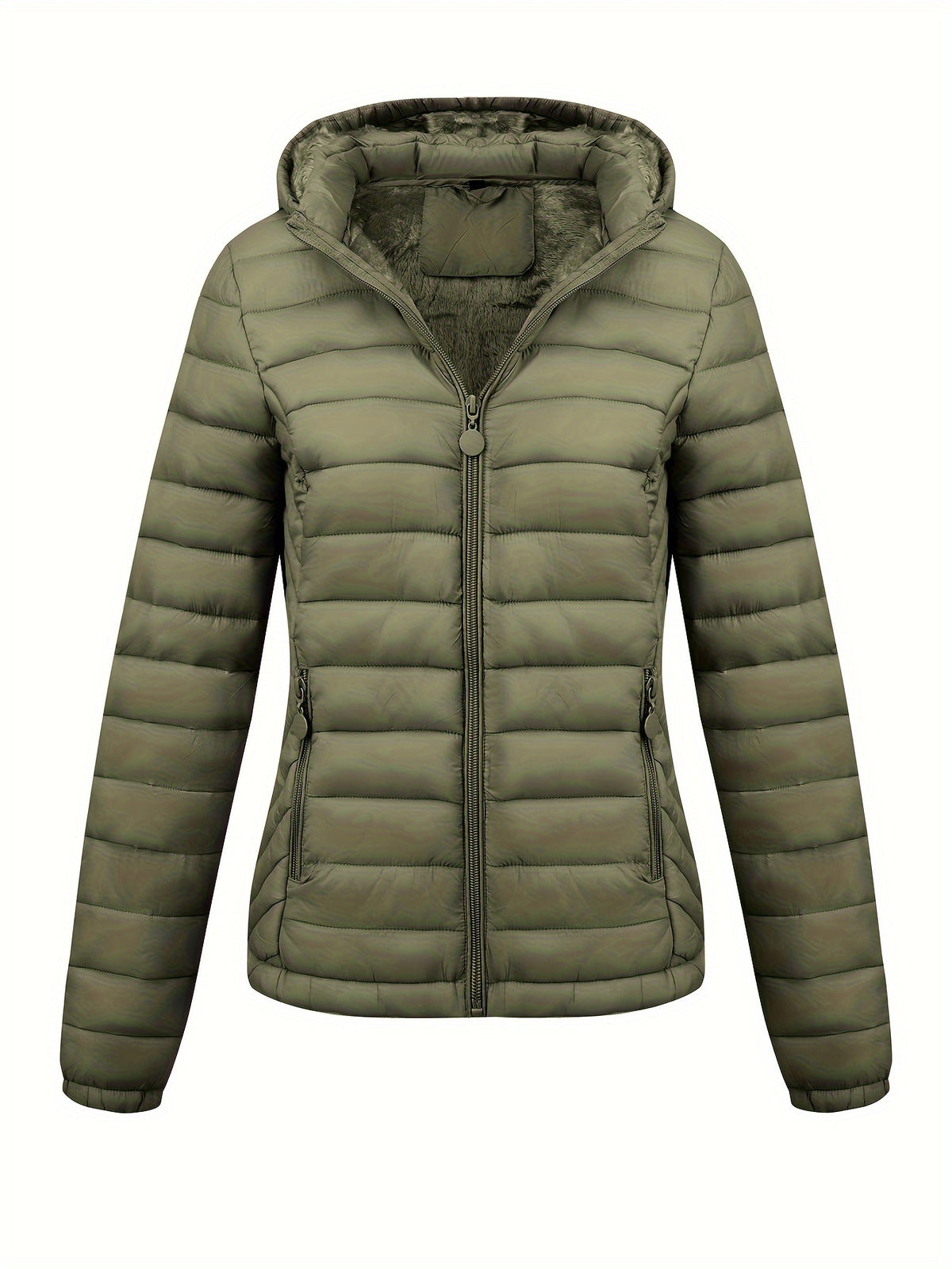 Arianne | Quilted Hooded Puffer Jacket with Pockets for Women