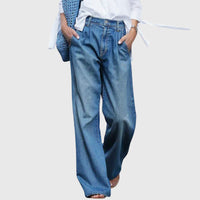 Sienna | Women's Wide Leg Jeans High-Waist Relaxed Fit – Weekend to Work