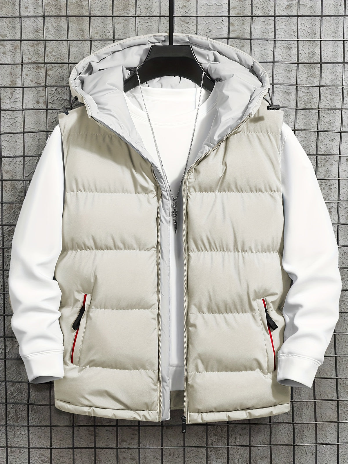 Pieter | Quilted Hooded Puffer Vest for Men