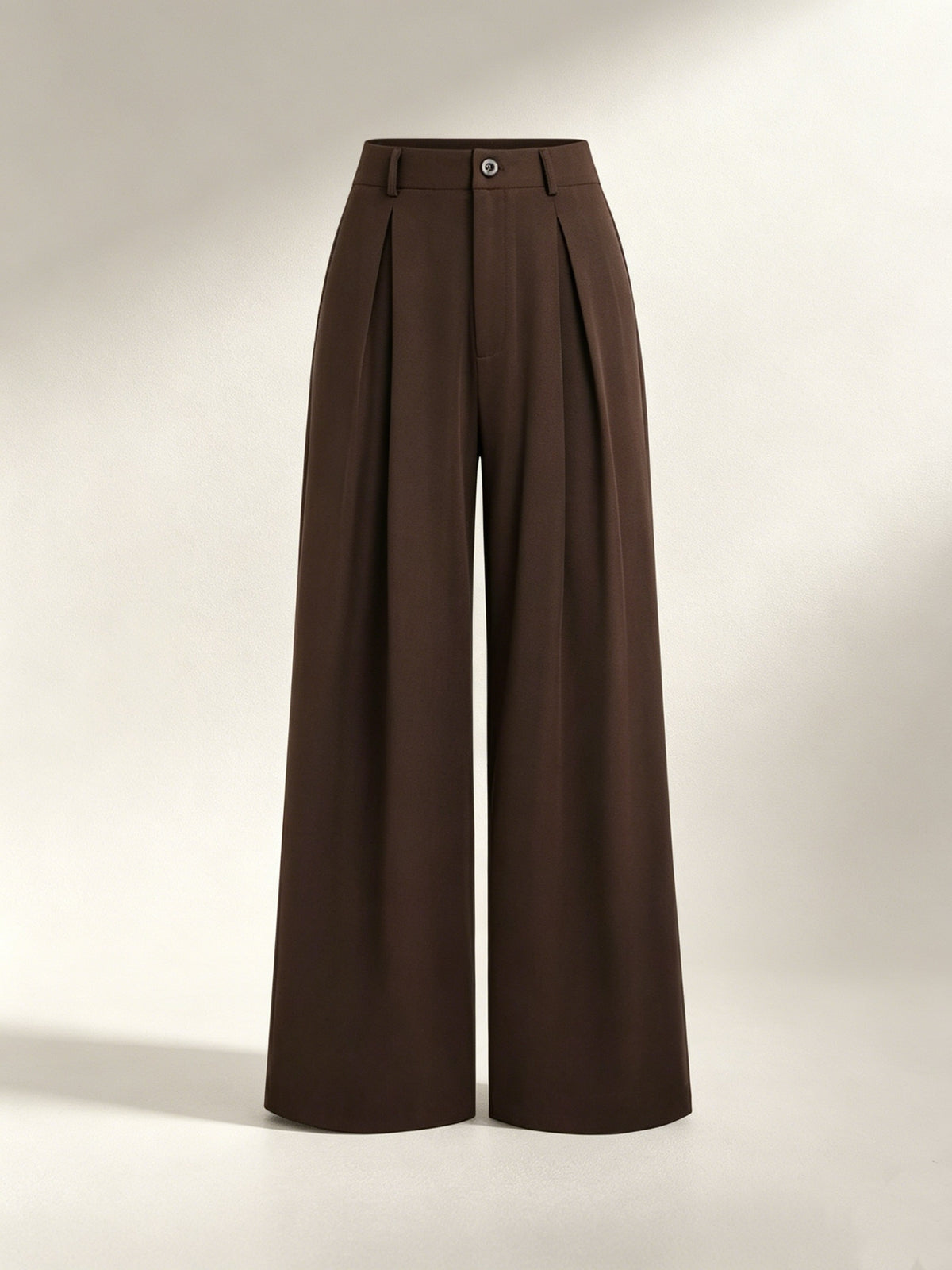 Berit | Pleated Wide-Leg High-Waist Trousers for Women