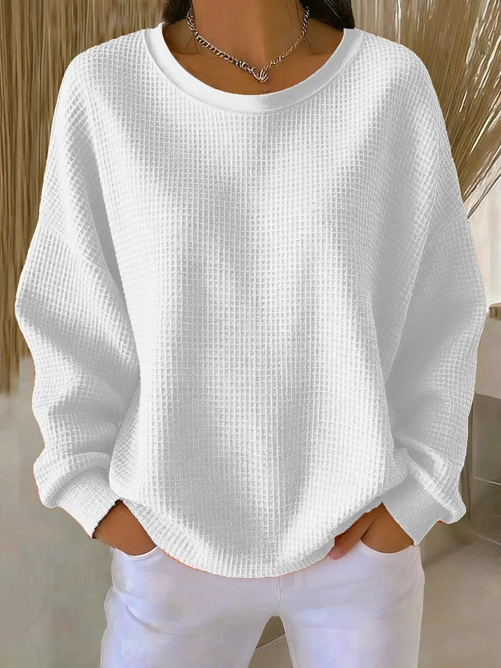 Nova | Women's Classic Sweater Crew Neck Pullover - Everyday Style