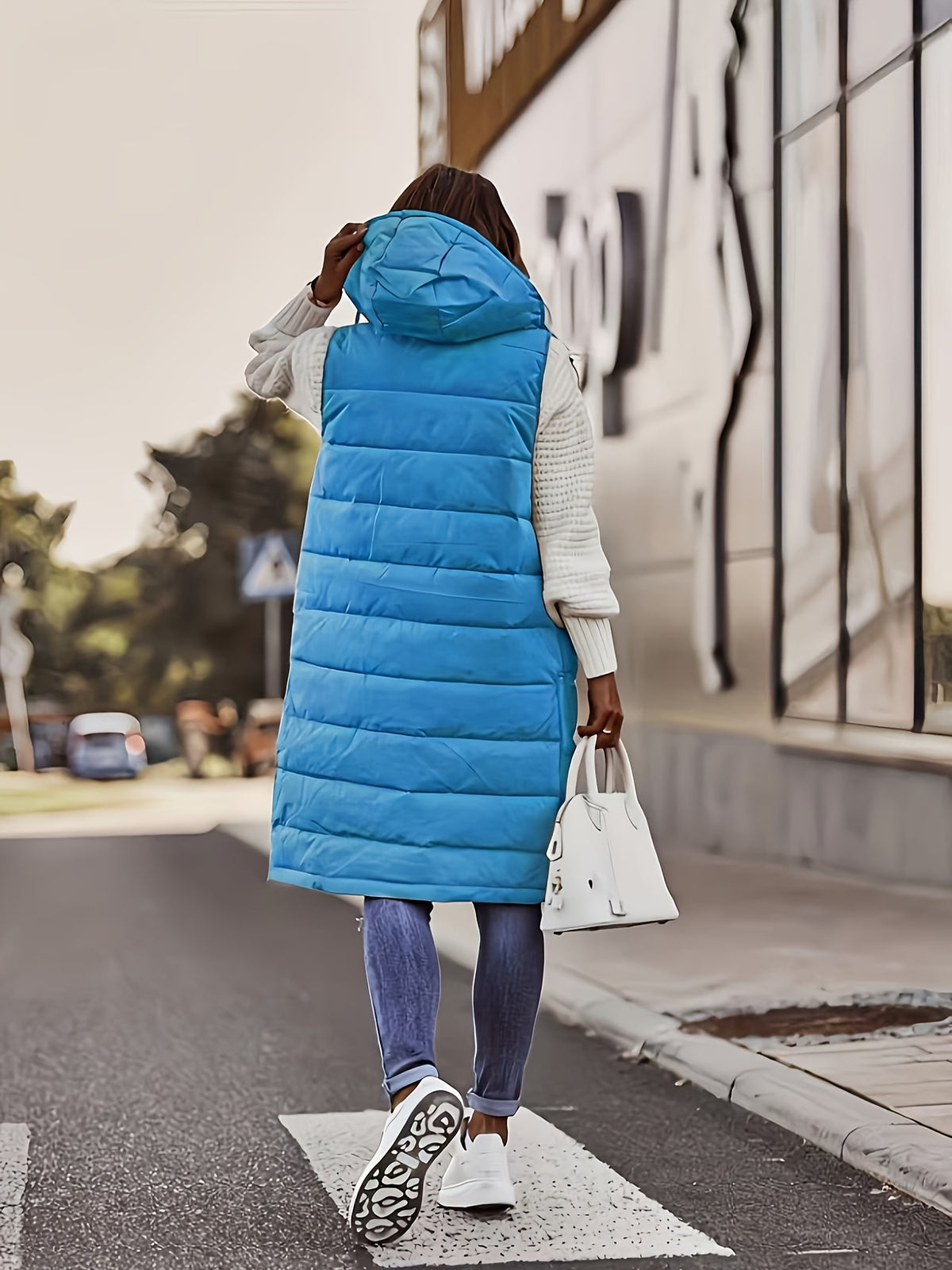 Femke | Quilted Longline Puffer Jacket Vest for Women