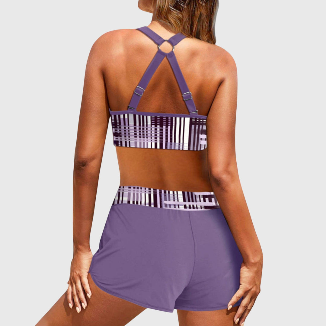 Janelle - Ribbed High-Waisted Bikini