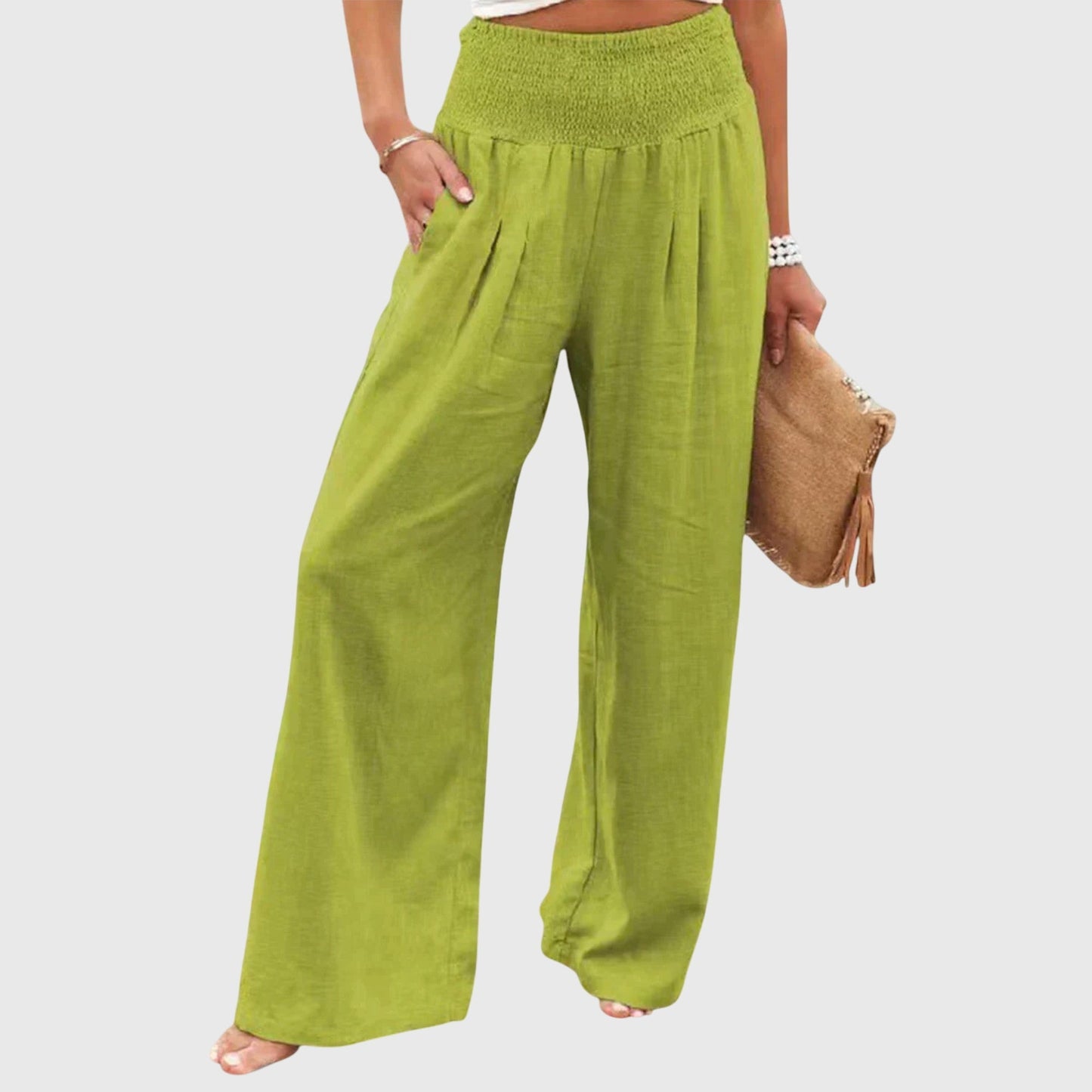 Julie | Women's Wide Leg Flowy Palazzo Pants – Elegant Everyday