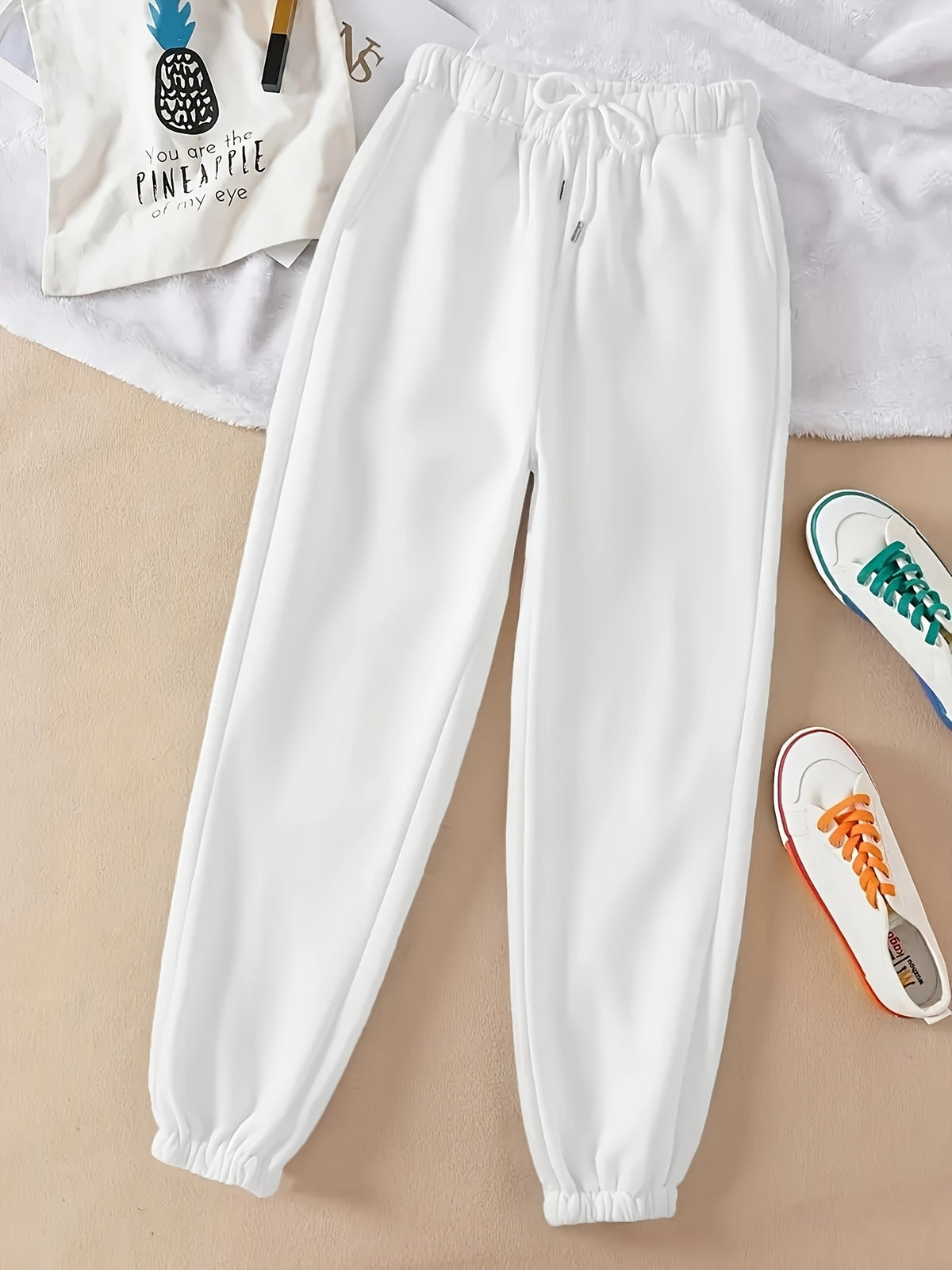 Ellinor | Drawstring Jogger Sweatpants with Elastic Cuffs