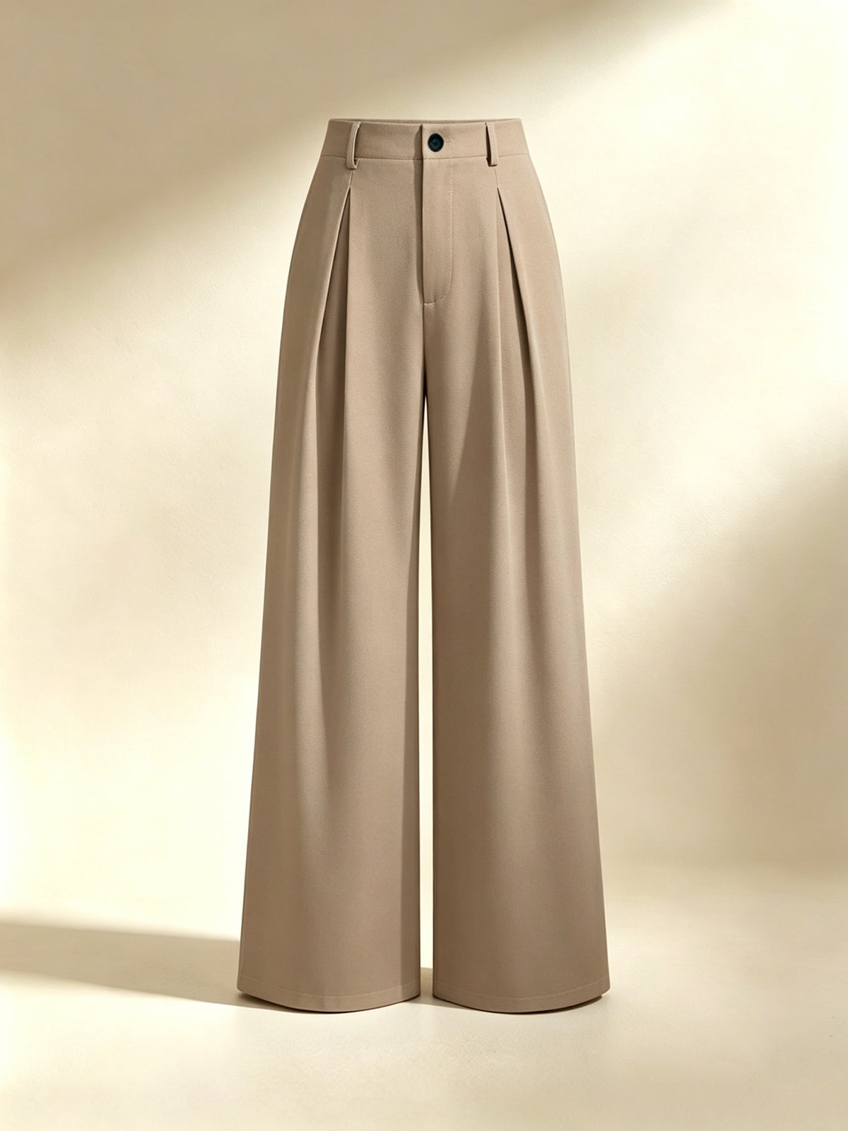 Berit | Pleated Wide-Leg High-Waist Trousers for Women