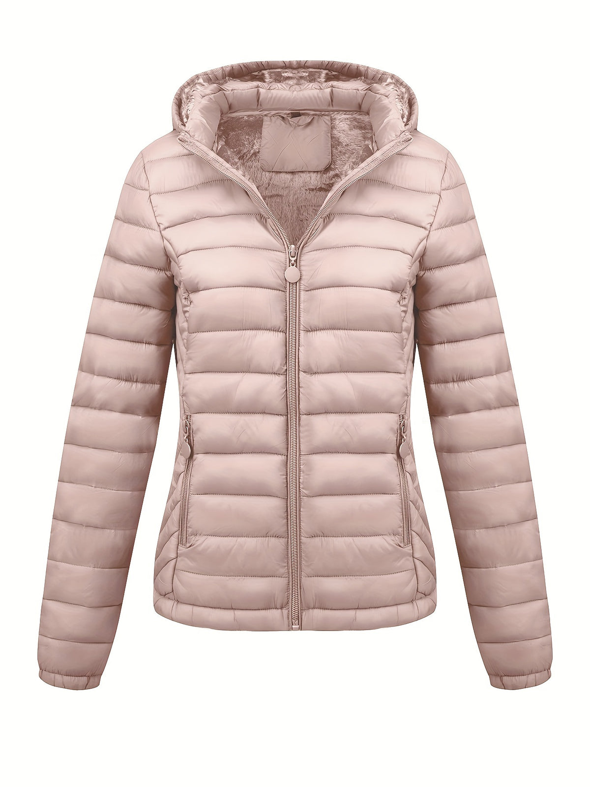 Arianne | Quilted Hooded Puffer Jacket with Pockets for Women