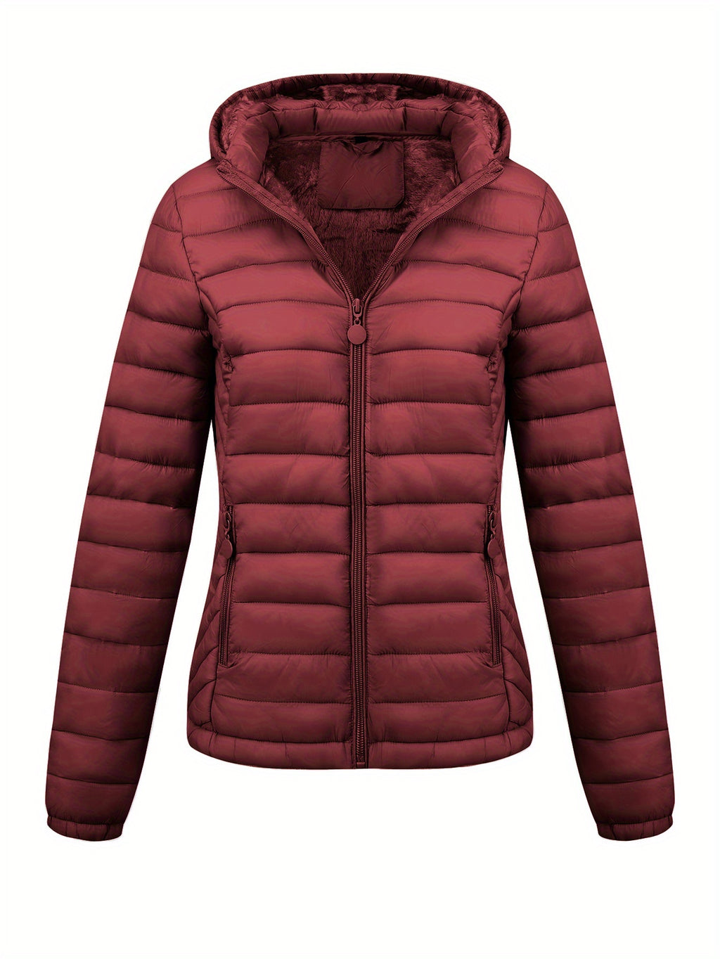 Arianne | Quilted Hooded Puffer Jacket with Pockets for Women