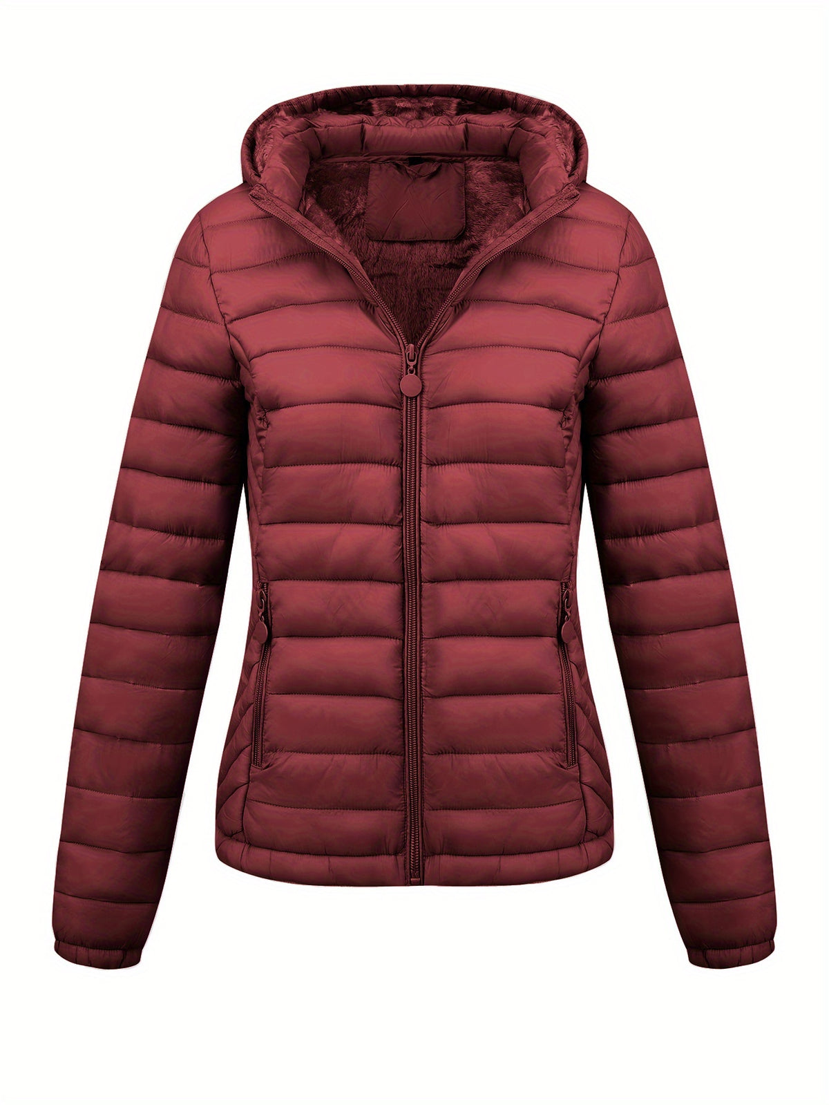 Arianne | Quilted Hooded Puffer Jacket with Pockets for Women