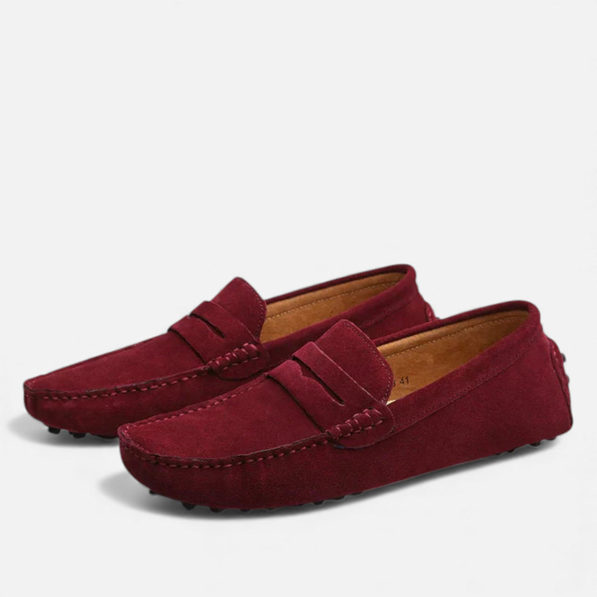 Viktor | Textured Slip-On Driver Loafers for Men