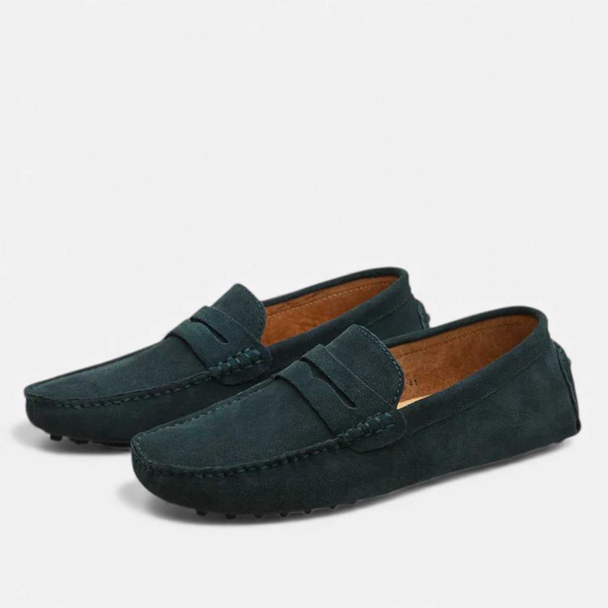 Viktor | Textured Slip-On Driver Loafers for Men
