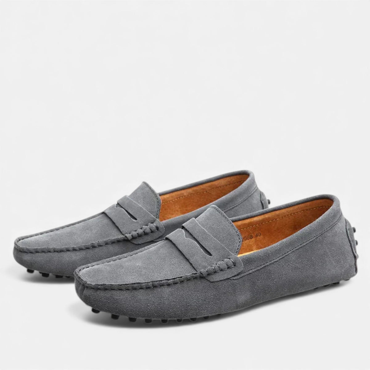 Viktor | Textured Slip-On Driver Loafers for Men