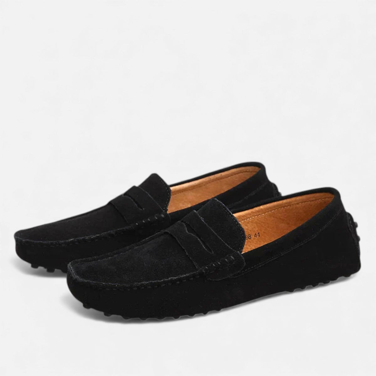 Viktor | Textured Slip-On Driver Loafers for Men