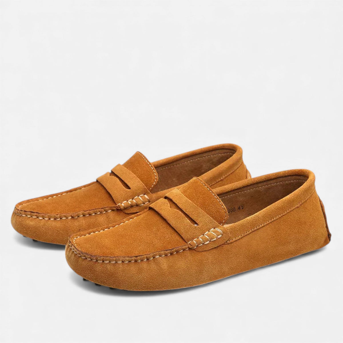 Viktor | Textured Slip-On Driver Loafers for Men