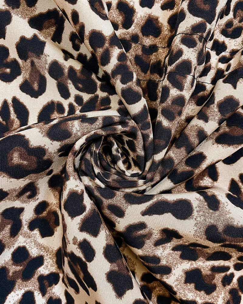 Heleen | Reversible Leopard Print Hooded Coat for Women