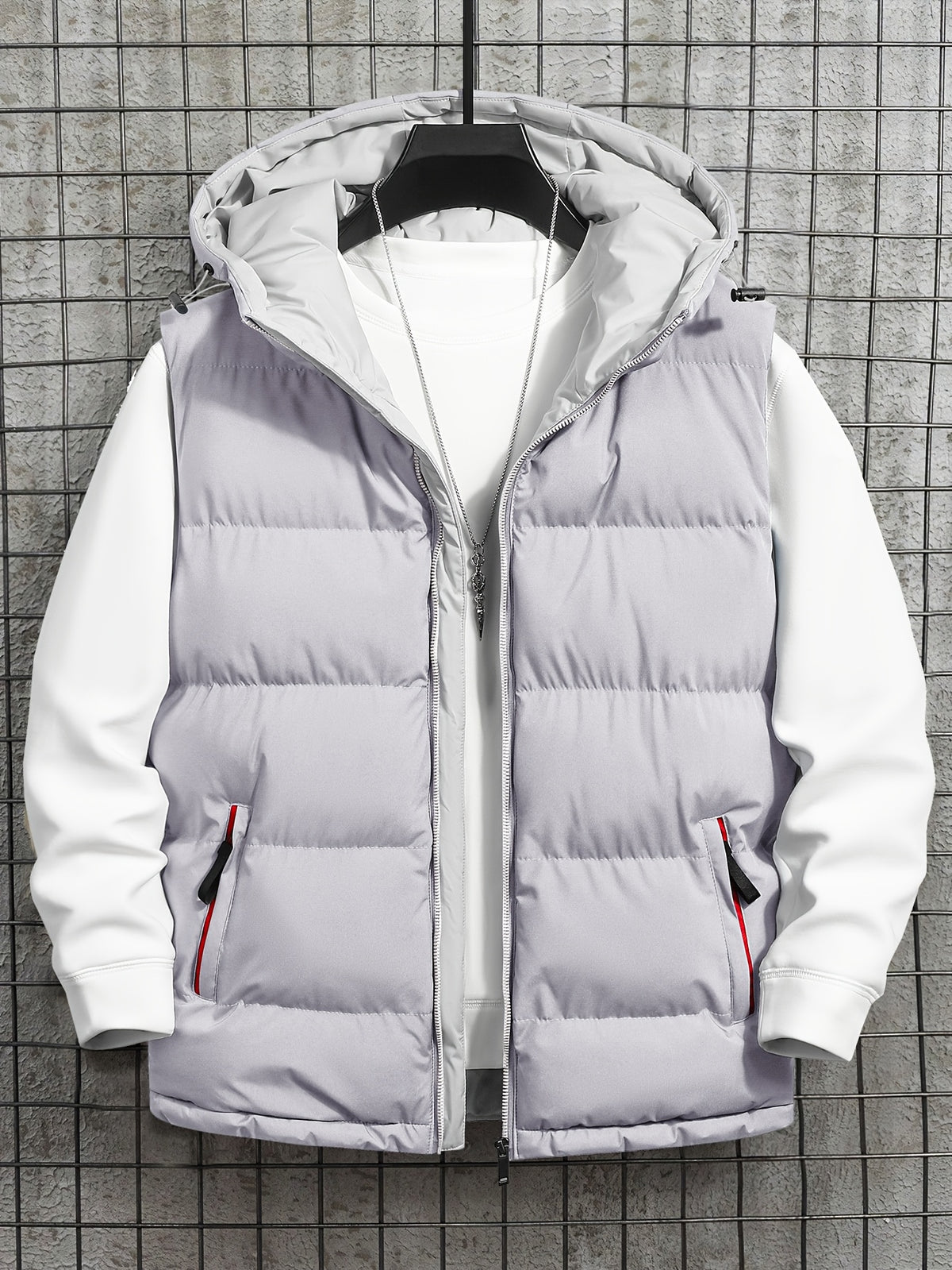 Pieter | Quilted Hooded Puffer Vest for Men