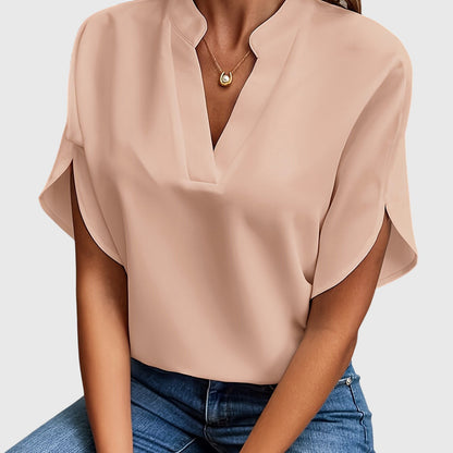 Kristie | Women's V-Neck Long Sleeve Blouse for Work