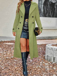 Charlotta | Double-Breasted Longline Trench Coat for Women