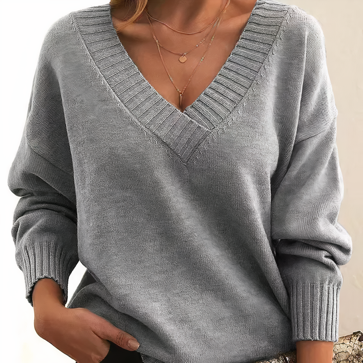 Marigold | Ribbed Turtleneck Knitted Sweater for Women