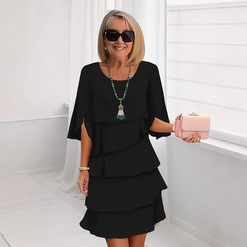 Ailbhe | Elegant Layered Wedding Guest Dress 2