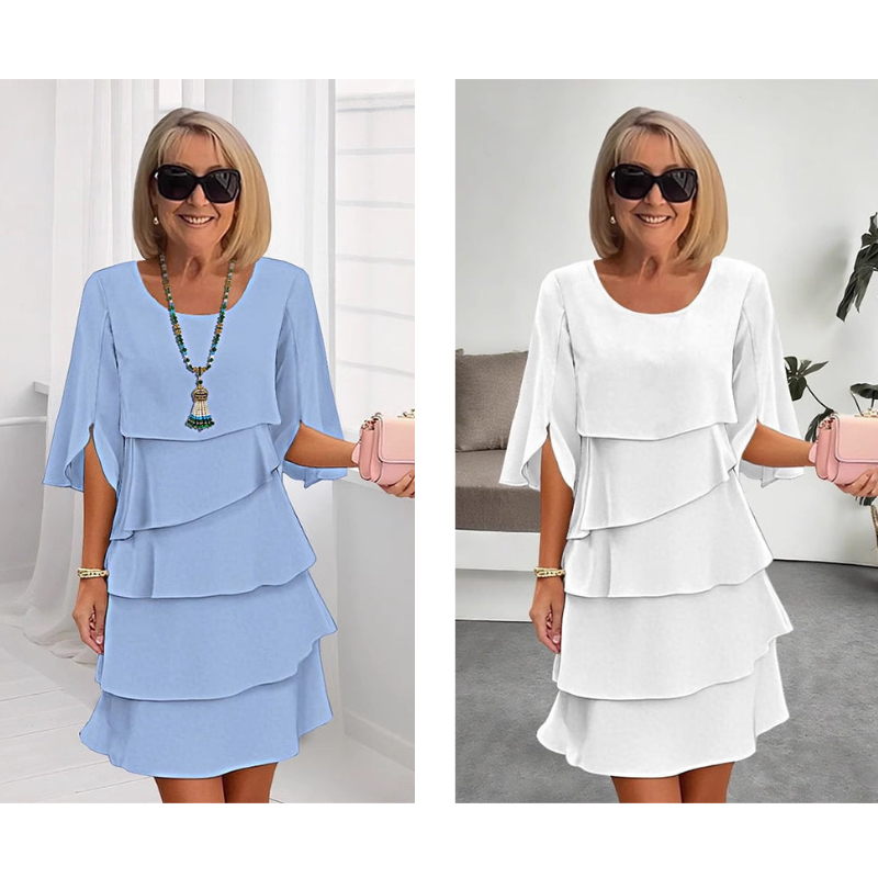 Ailbhe | Elegant Layered Wedding Guest Dress 4