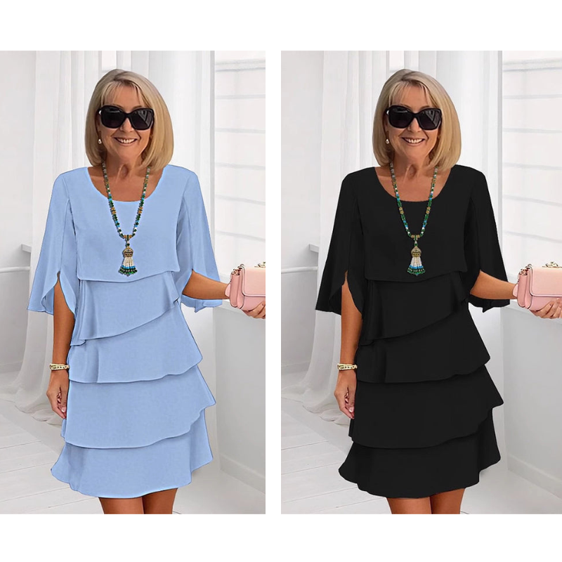 Ailbhe | Elegant Layered Wedding Guest Dress 5