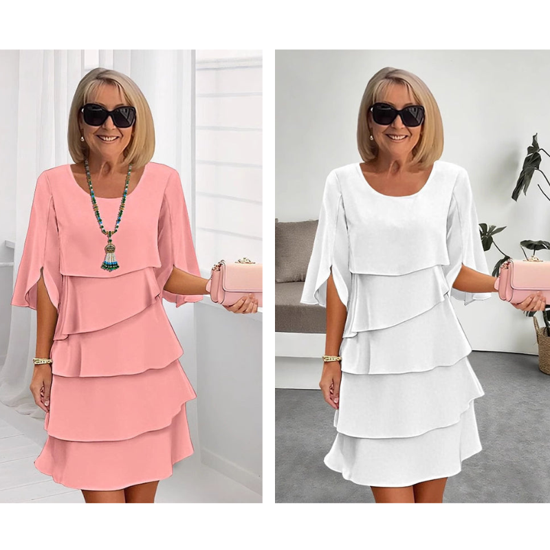 Ailbhe | Elegant Layered Wedding Guest Dress 7
