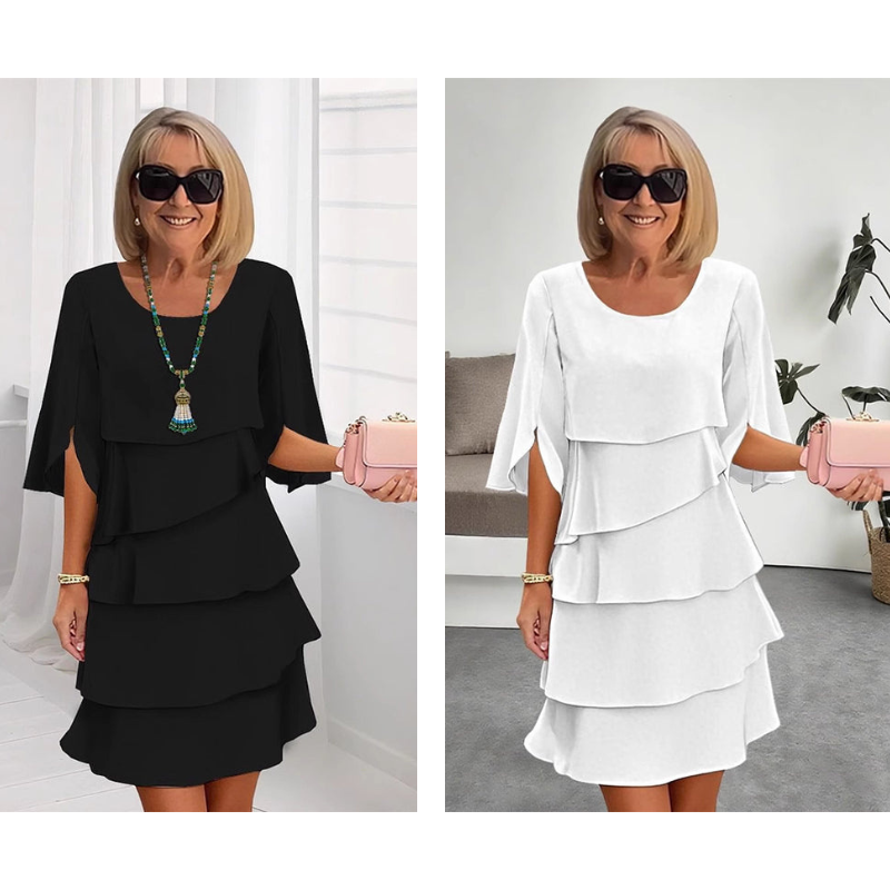 Ailbhe | Elegant Layered Wedding Guest Dress 8