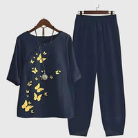 Alessia | Women's Two Piece Set Relaxed-Fit Loungewear