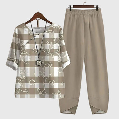 Alessia | Women's Two Piece Set Relaxed-Fit Loungewear