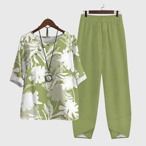 Alessia | Women's Two Piece Set Relaxed-Fit Loungewear