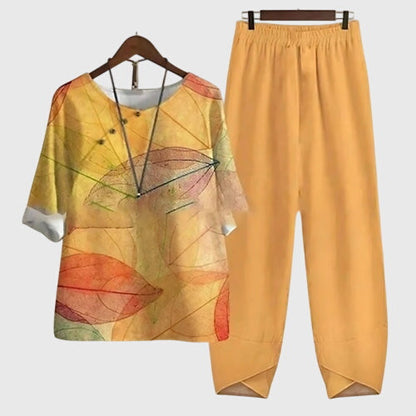 Alessia | Women's Two Piece Set Relaxed-Fit Loungewear