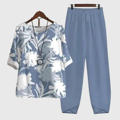 Alessia | Women's Two Piece Set Relaxed-Fit Loungewear
