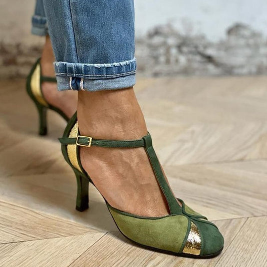 Alona Patchwork Pumps 0