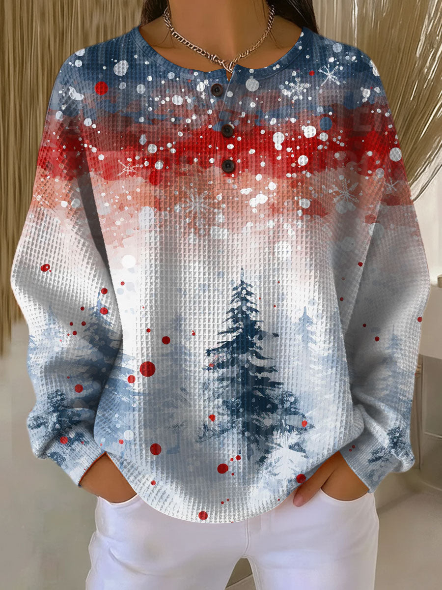 Alva™  | Christmas Sweater with Soft Pine Tree Pattern 0