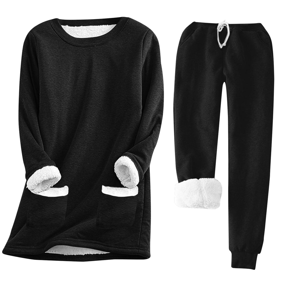 Amber | Women's Lounge Set With Pockets - Relaxed-Fit Loungewear