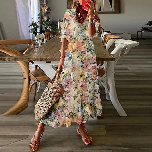 Anna™ | Chic Bohemian Maxi Dress 0
