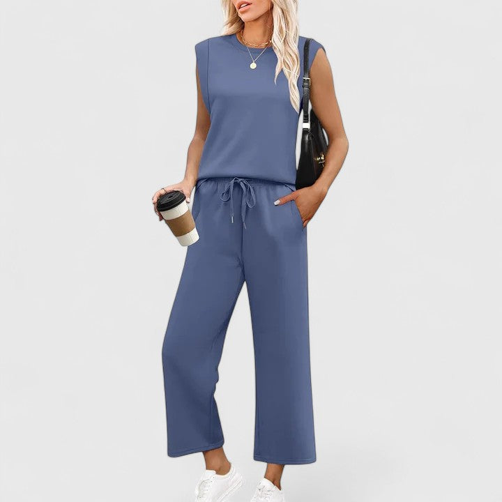 Anniston | Women's Two Piece Set Wide Leg Elegant Outfit