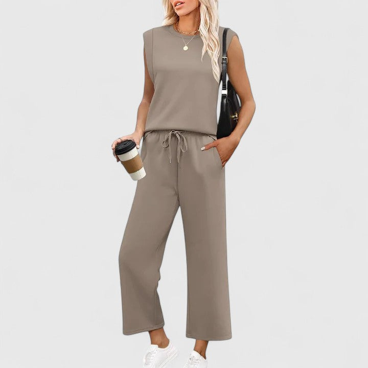 Anniston | Women's Two Piece Set Wide Leg Elegant Outfit