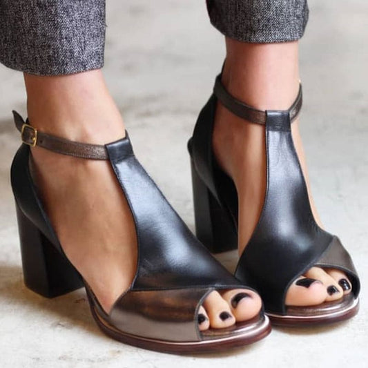 Anyao Patchwork Sandals 0