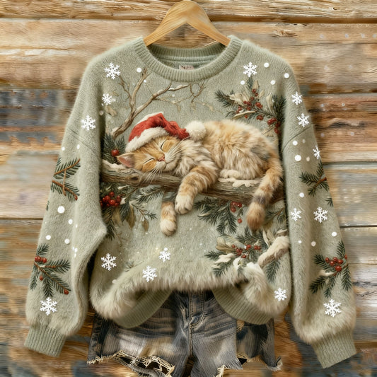 Aria™ | Christmas Cat Sweater