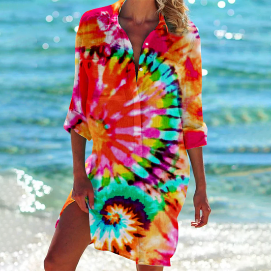 Ariah™ | Elegant Shirt Dress 0
