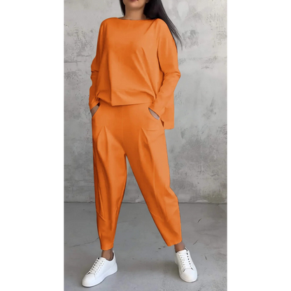 Avenn | Women's Relaxed-Fit Two-Piece Set - Casual Outings