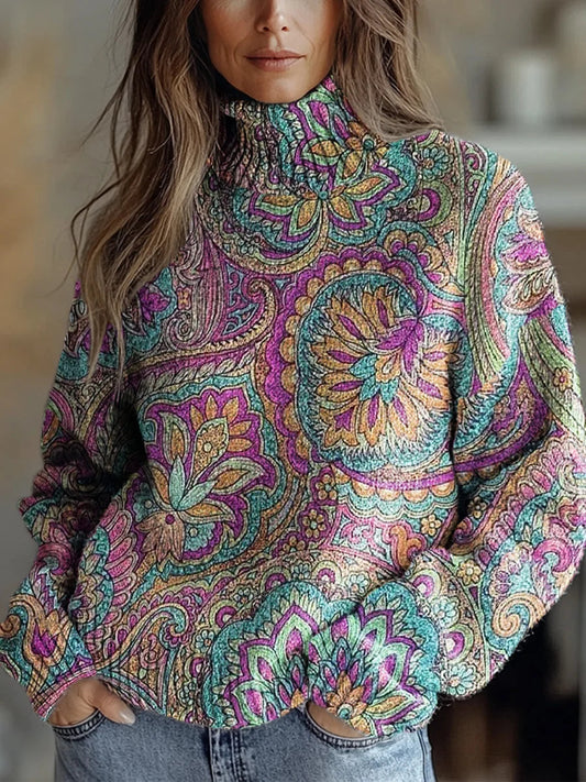 Avenya - Autumn Glow Turtleneck Sweater