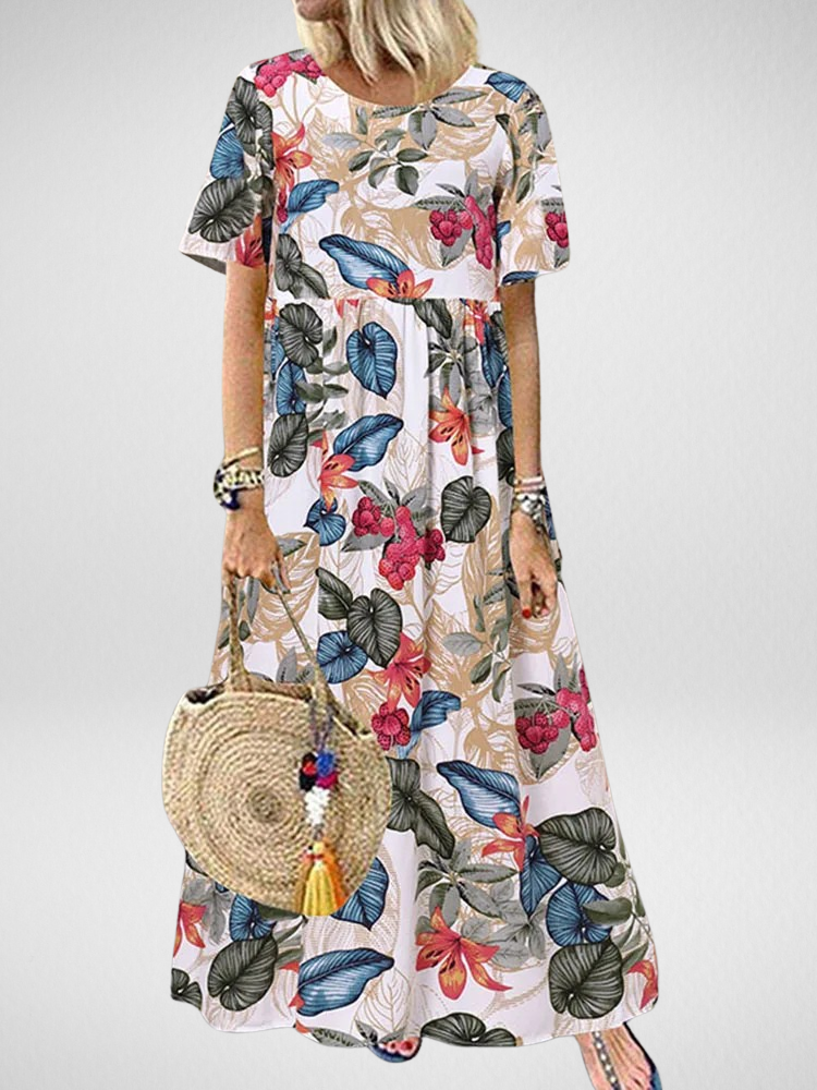 Aviva™ | Boho Floral Maxi Dress 0
