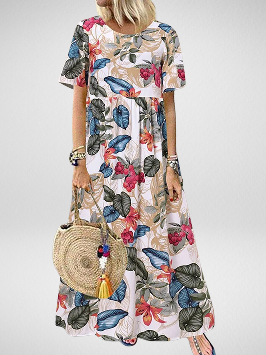 Aviva™ | Boho Floral Maxi Dress 0