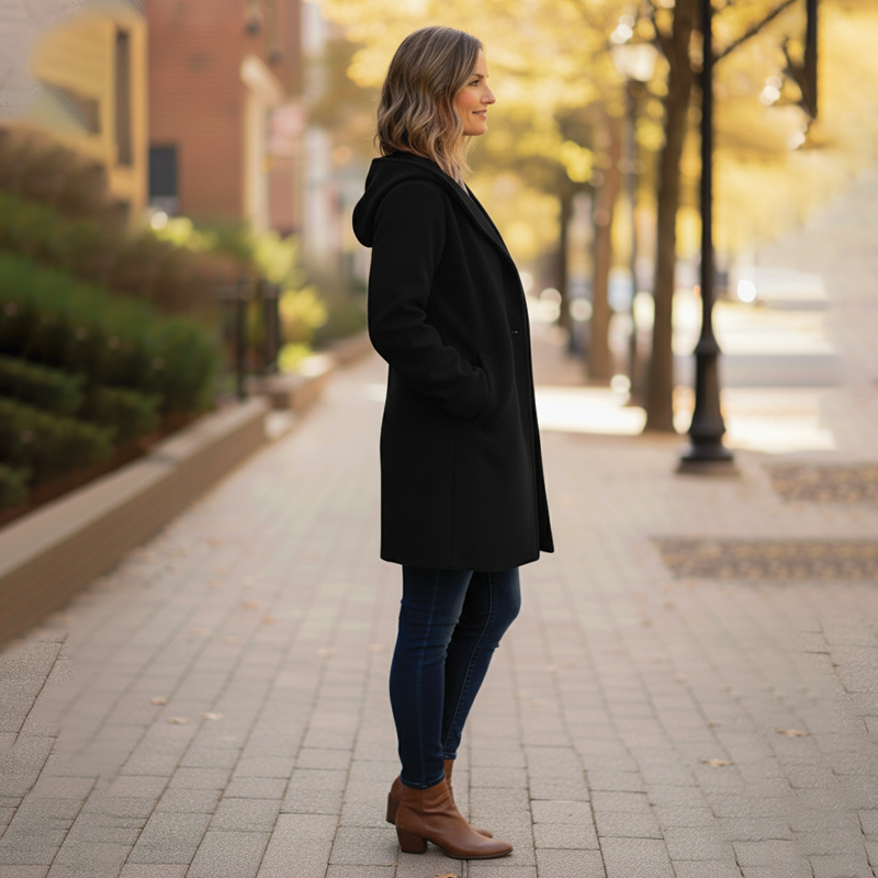 Adelaide | Quilted Hooded Oversized Winter Coat for Women